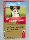 Адвантикс 250 для собак весом 10-25 кг, уп. 4 пипетки