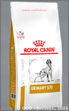 Роял Канин Диета для собак при мочекаменной болезни, заболеваниях мочевыводящих путей (608020/1036 Veterinary Diet Urinary S/O LP18), уп. 2 кг
