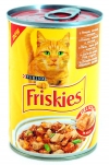 Purina Friskies Adult Cat, �������� � ������, ������� � ������� ��� �����, ��. 400 �