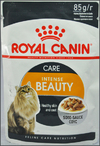 Роял Канин для кошек, Красота Шерсти, Кусочки в Соусе (Royal Canin Intense Beauty 485001), пауч уп. 85 г