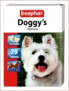 Беафар Витаминизированное лакомство для собак с Биотином (Beaphar Doggy’s Biotin), уп. 75 таб.