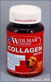 Волмар Коллаген хондропротектор для собак, (WOLMAR WINSOME COLLAGEN MCHC), банка 180 таб.