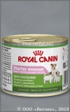 Роял Канин для щенков до 2 месяцев, кормящих и беременных собак (Royal Canin Starter Mousse 664002), Мусс, банка 195 г