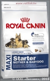 Роял Канин для щенков крупных пород до 2 месяцев, беременных и кормящих сук (Royal Canin Maxi Starter 191040), уп. 4 кг