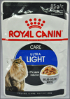 Роял Канин для кошек Склонных к Полноте, Кусочки в Желе (Royal Canin Ultra Light 786001), пауч уп. 85 г