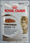 Роял Канин для кошек старше 12 лет, Измельченные кусочки в Желе (788001 Royal Canin Ageing +12), пауч уп. 85 г