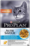 Проплан для кошек (Pro Plan Nutri Savour Derma Plus 68526) Треска в соусе, пауч 85 г