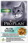 Проплан для стерилизованных кошек (ProPlan Nutrisavour Sterilised 61397), Рыба в желе, пауч 85 г