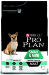 Проплан для собак мелких и карликовых пород с Чувствительным Пищеварением (Pro Plan Small & Mini Adult OPTIDIGEST 36213/9871), Лосось с Рисом, уп. 3 кг
