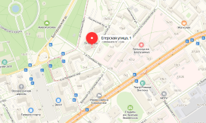 Карта проезда в ветеринарную аптеку Ветлек в Москве