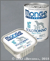 MONGE 70014168 Монопротеиновые консервы для собак, Только тунец, лоток 150 г