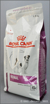 Роял Канин Диета для собак весом до 10 кг при хронической почечной недостаточности (Veterinary Diet Renal Small Dog), уп. 1,5 кг